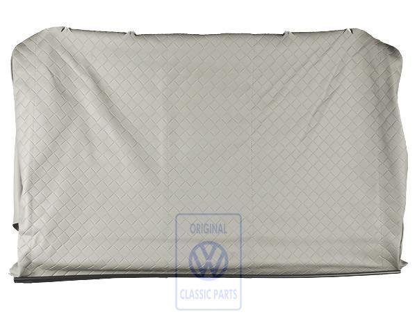Volkswagen Transporter T4 rugleuningbekleding tweezitsbank - rechts, flanelgrijs
