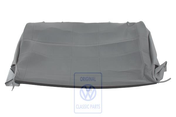 Volkswagen Transporter T4 rugleuningbekleding - donkergrijs stof/kunstleer