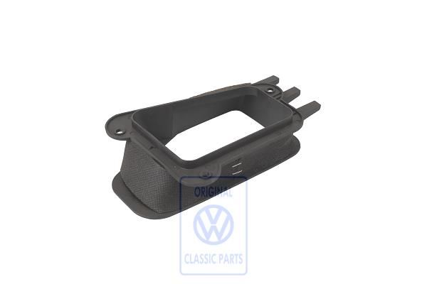 Volkswagen Transporter T4 verbindingsstuk achterverwarming - satijnzwart