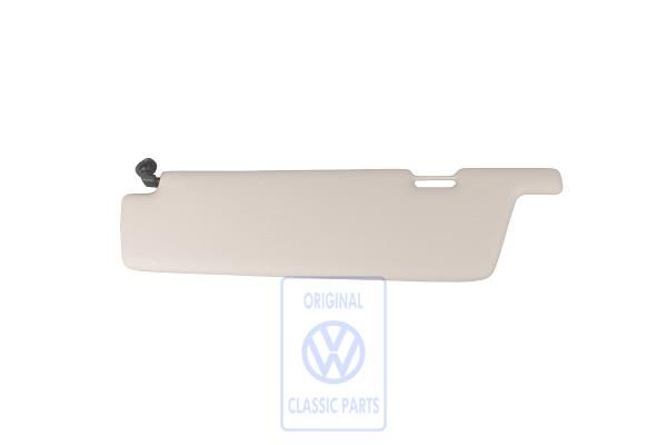 Volkswagen Transporter T4 zonneklep met verlichte spiegel - links, beige