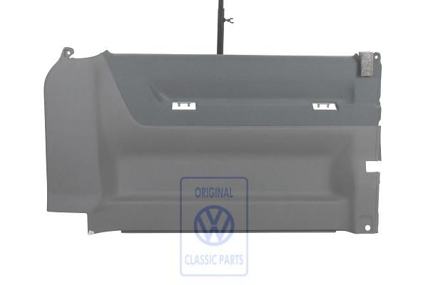 Volkswagen Transporter T4 zijwandbekleding rechtsvoor - flanelgrijs, stof