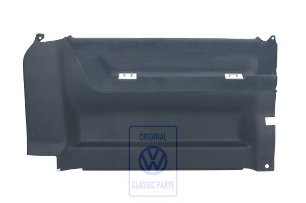 Volkswagen Transporter T4 zijwandbekleding rechtsvoor - laguneblauw, stof