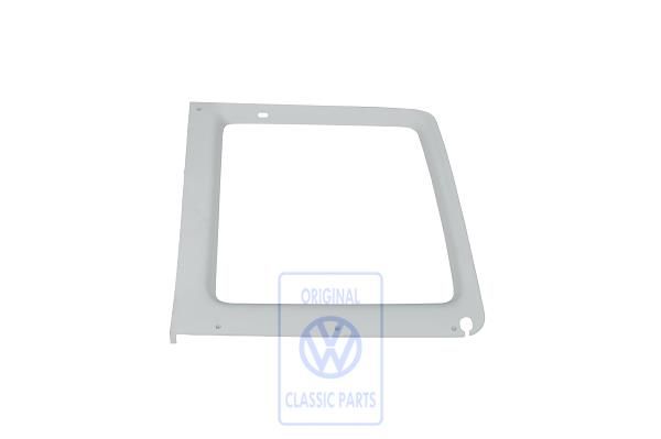 Volkswagen Transporter T4 achterdeurbekleding linksboven - parelgrijs