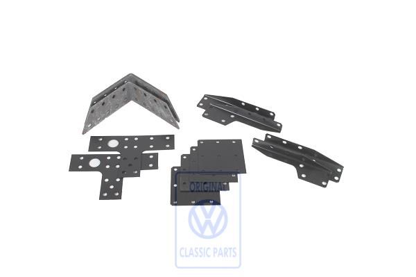 Volkswagen Transporter T4 reparatieset langsligger achterwand - dubbele cabine