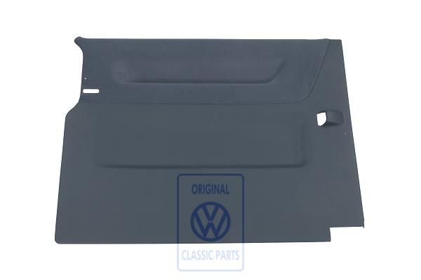 Volkswagen Transporter T4 schuifdeurbekleding links - laguneblauw, kunstleer/stof