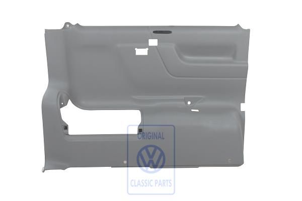 Volkswagen Transporter T4 zijwandbekleding linksachter - flanelgrijs kunstleer