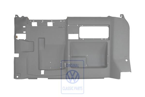 Volkswagen Transporter T4 zijwandbekleding voor links - flanelgrijs, kunstleer