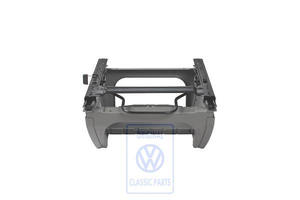 Volkswagen Transporter T4 voorstoelframe voor tweede accu - flanelgrijs