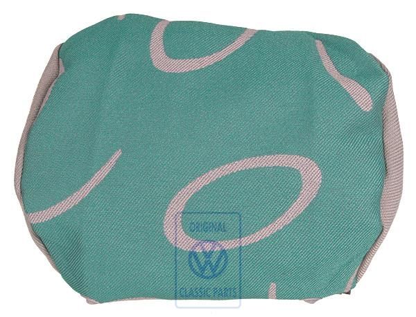 Volkswagen Transporter T4 hoofdsteunbekleding - flanelgrijs/groen stof