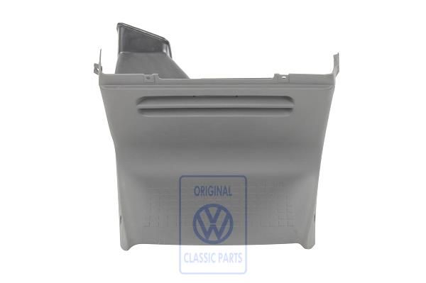 Volkswagen Transporter T4 voetruimte-uitstroomrooster - mistralgrijs