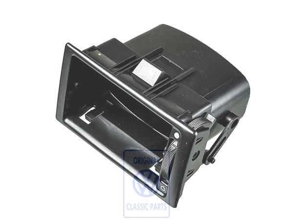 Volkswagen Transporter T4 luchtroosterhuis dashboard - satijnzwart