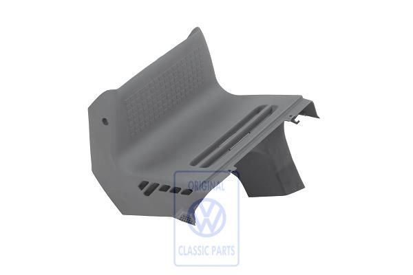 Volkswagen Transporter T4 voetruimte-uitstroomrooster - mistralgrijs, Climatronic