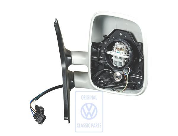 Volkswagen Transporter T4 buitenspiegelbehuizing - rechts, gegrond, elektrisch