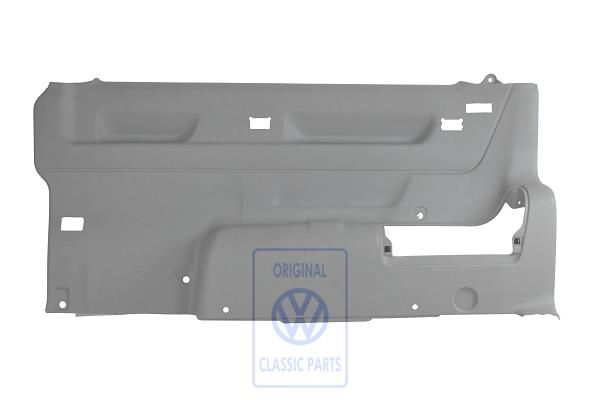 Volkswagen Transporter T4 zijwandbekleding schuifdeurzijde achter rechts - flanelgrijs