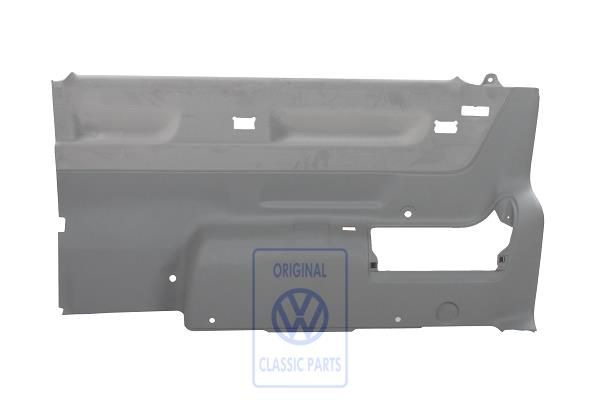 Volkswagen Transporter T4 zijwandbekleding achter rechts 1540 mm - flanelgrijs