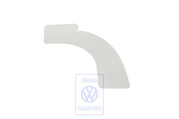 Volkswagen Transporter T4 beschermfolie cabinedeur - rechtsvoor, dubbele cabine