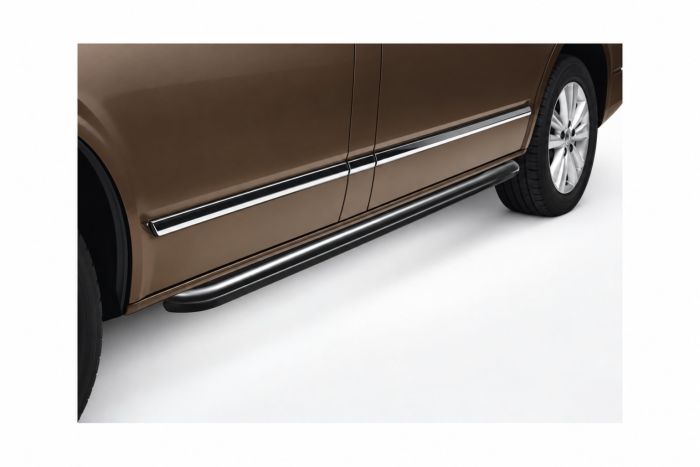 Volkswagen Multivan, Volkswagen Transporter (T6) treeplank - zwart/zilver