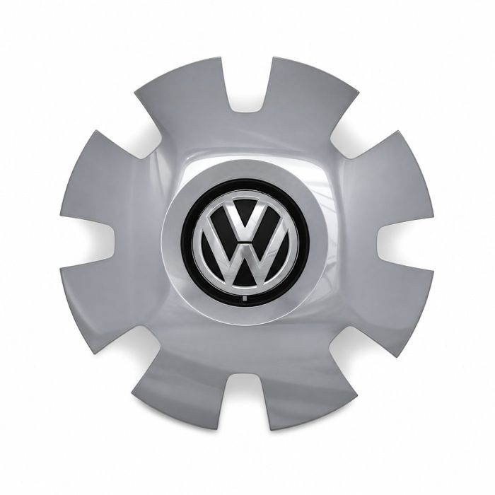 VW bedrijfswagens Transporter (T6) wieldop - wieldop chroomkleurig/zwart