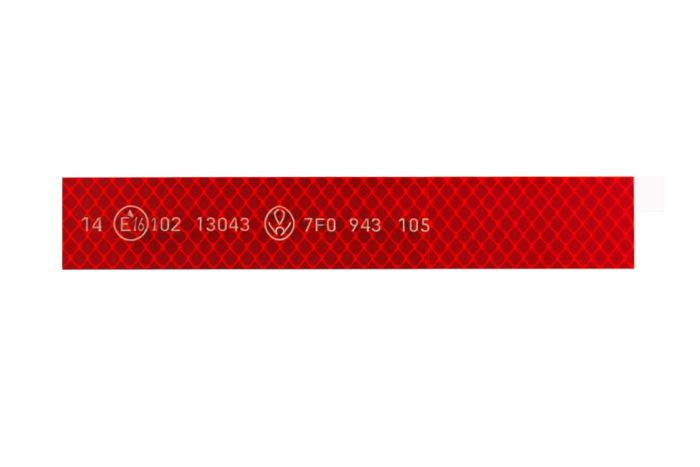 VW bedrijfswagens Caddy 3, Crafter (SY/SZ), Transporter reflector - linksachter