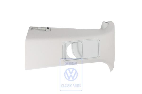 Volkswagen Transporter T5 B-stijlbekleding linksboven zonder hoofdairbag - parelgrijs