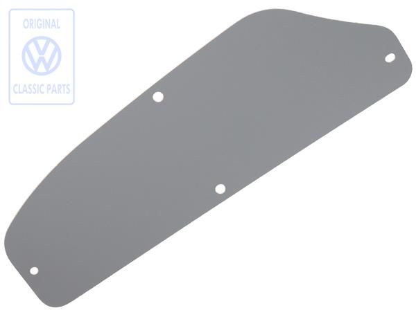 Volkswagen Transporter T5 C-stijlbekleding rechtsonder - kunstgrijs, houtvezelplaat