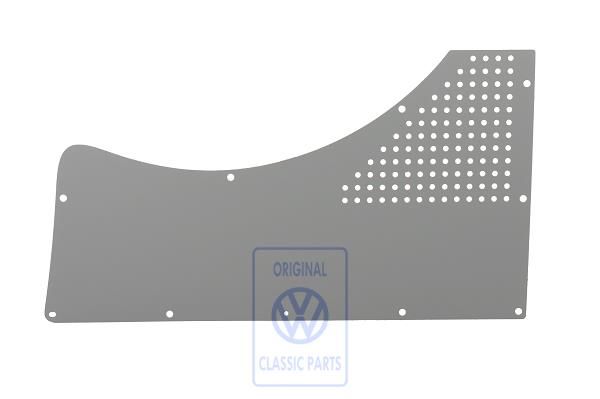 Volkswagen zijwandbekleding achter links - klassiekgrijs, 3000 mm