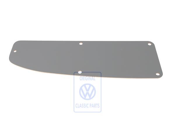 Volkswagen Transporter T5 C-stijlbekleding linksvoor - kunstgrijs, zonder schuifdeur