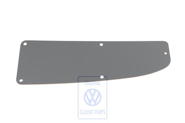Volkswagen Transporter T5 C-stijlbekleding rechtsvoor - kunstgrijs, met schuifdeur