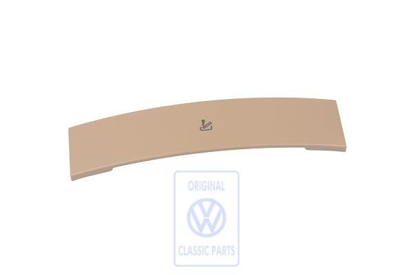 Volkswagen Transporter T5 afdekplaat asbak klaptafel - puurbeige