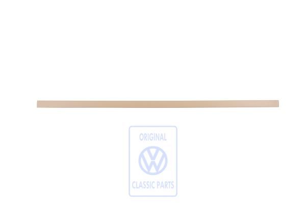 Volkswagen Transporter T5 afdeklijst vloerbedekking achter - puurbeige