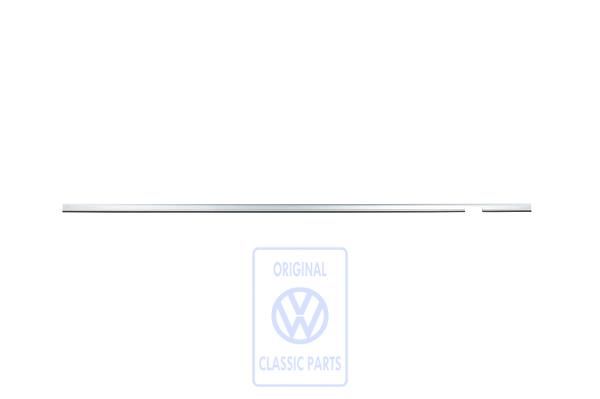 Volkswagen Transporter T5 afdeklijst stoel - linksbuiten, geborsteld aluminium