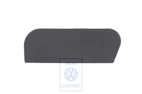 Volkswagen Touareg 1 (7L) afdekkap B-stijl - links, satijnzwart