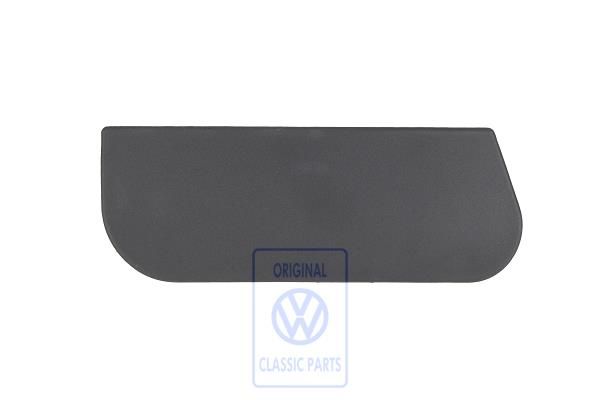 Volkswagen Touareg 1 (7L) afdekkap B-stijl - rechts, satijnzwart