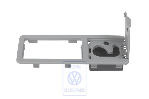 Volkswagen Touareg 1 (7L) ophangoog met binnenlampframe - rechtsvoor, kristalgrijs