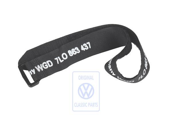 Volkswagen Touareg 1 (7L) klittenband vloerbekleding achter (luchtvering)
