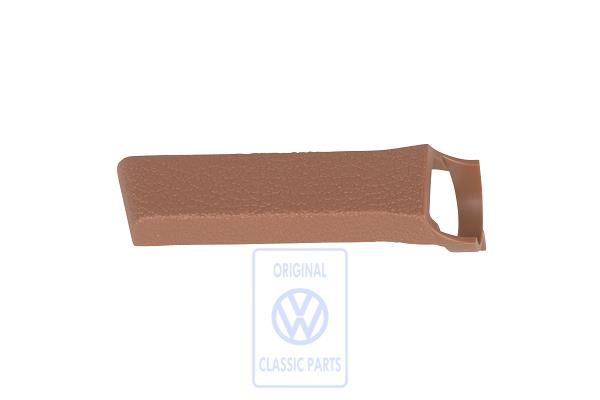 Volkswagen Touareg 1 (7L) afdekking stoelgeleider - linksvoor, teak