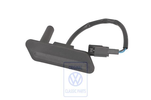 Volkswagen Touareg 1 (7L) drukknop reservewielhouder achterklep