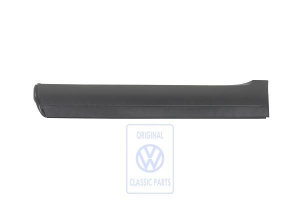 Volkswagen Touareg 1 (7L) afdekking achterdeur - links, satijnzwart