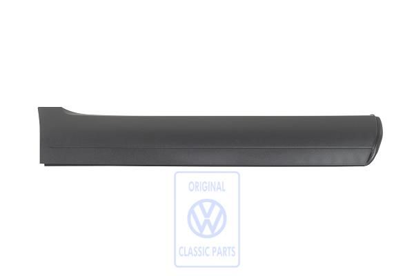Volkswagen Touareg 1 (7L) afdekking achterdeur - rechts, satijnzwart