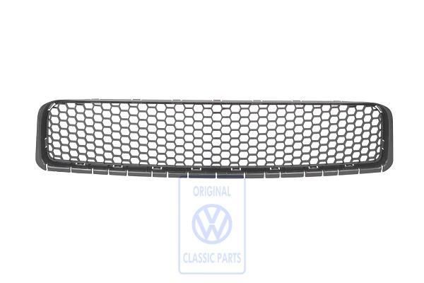 Volkswagen Touareg 1 (7L) luchtgeleidingsrooster voor - midden, satijnzwart