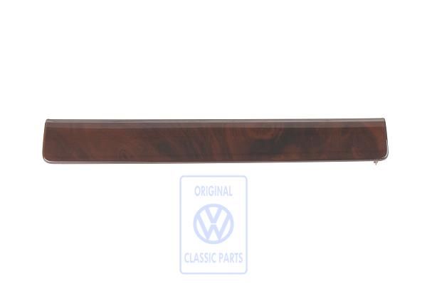 Volkswagen Touareg 1 (7L) sierinleg dashboard - rechts, wortelnotenhout