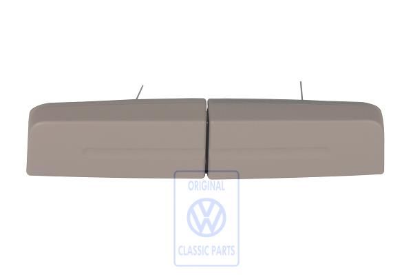 Volkswagen Touareg 1 (7L) drukknop armsteun - macchiatobruin