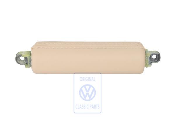 Volkswagen Touareg 1 (7L) trekhandgreep voor van leer - links, zonnebeige