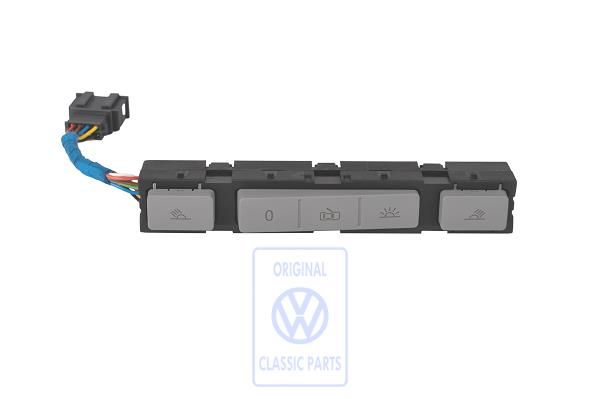 Volkswagen Touareg 1 (7L) schakelaar interieurverlichting - kristalgrijs