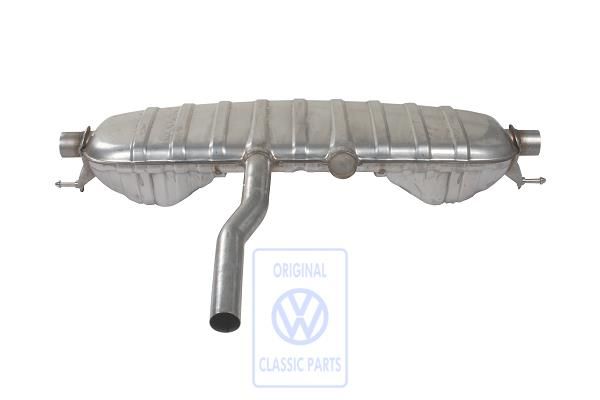 Volkswagen Touareg 1 (7L) einddemper met sportuitlaatpijp (AZZ, BKJ, BMV)
