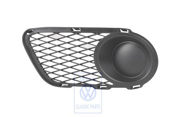 Volkswagen Touareg 1 (7L) sierrooster linksonder - satijnzwart, speciale uitvoering