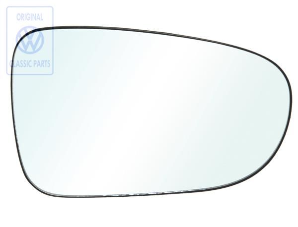 Volkswagen Sharan 1 (7M) spiegelglas bol voor handbediende spiegel - rechts