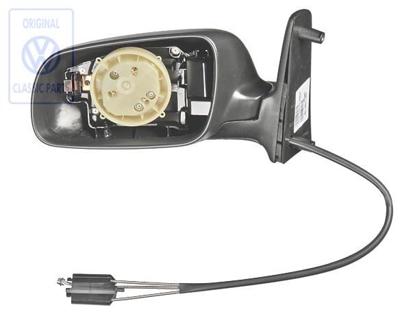 Volkswagen Sharan 1 (7M) buitenspiegelbehuizing - links, satijnzwart, linksgestuurd