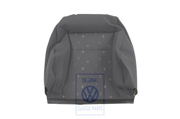 Volkswagen Sharan 1 (7M) rugleuningbekleding verwarmd - voor, flanelgrijs stof