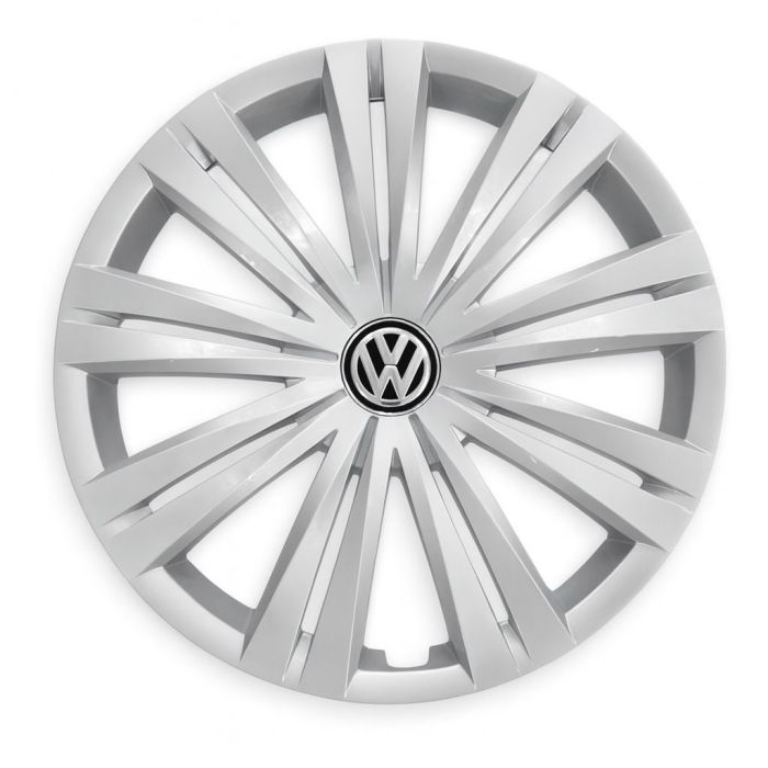 Volkswagen Sharan 2 (7N) wieldop - chroomglans/zwart